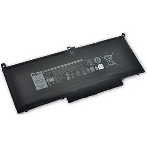 Dell BTRY PRI 60WHR 4C LITH SMP (4 Cellen, 7500 mAh), Notebook batterij, Zwart