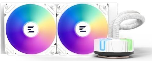 Zalman Reserator5 Z24 ARGB WHITE Processor Alles-in-één vloeistofkoeler 12 cm Wit