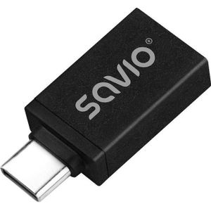 Adapter - USB-A 3.1 - USB-C 3.1 - Savio AK-80