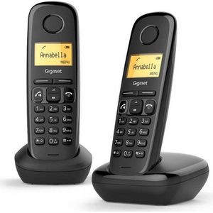 A270 Duo Zwart zonder antwoordapparaat