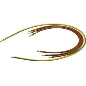 Hager Uitgaande kabelboom 25qmm 4P Y892K 3xbruin 1xgnge dubbel st. Verdeler 1rh. (Kabels), Elektronica benodigdheden + Behuizing, Bruin