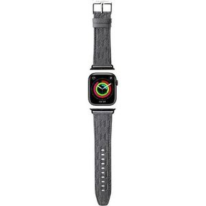 Karl Lagerfeld Pasek KLAWMSAKLHPG Apple Watch 38/40/41mm srebrny/zilver bandje Saffiano Monogram (41 mm, 40 mm, 38 mm, Saffiano monogram), Horlogebandjes, Zilver