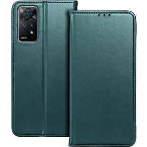 OEM Book case SMART MAGNETO Book case for XIAOMI Redmi Note 13 5G dark green (Xiaomi Redmi Note 13 5G), Smartphonehoes, Groen