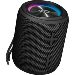 Xqisit Waterdichte luidspreker 10W (WPS100) (7 h, Oplaadbare batterij), Bluetooth luidspreker, Zwart
