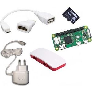 HutoPi Raspberry Pi 0 WH - Starter Kit, Ontwikkelborden + Kits