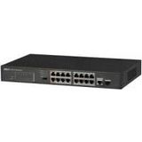 Dahua Technology PFS3117-16ET-135 netwerk-switch Unmanaged L2 Fast Ethernet (10/100) Power over Ethernet (PoE) Zwart