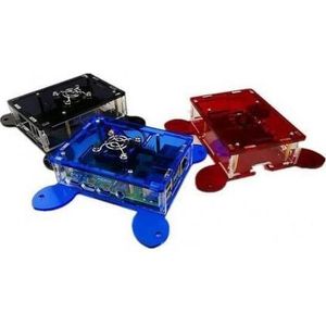 HutoPi Behuizing met vesa ondersteuning voor Raspberry Pi 4 - Zwart, Elektronica benodigdheden + Behuizing