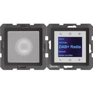 Berker - 29806086 - Radio - Grijs - DAB+ - VHF