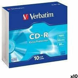 Verbatim CD-R Extra Protection 700 MB 52x 10 Stücke (10 Stück) (10 x), Optische gegevensdrager