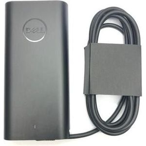 Dell USB-C GaN AC-adapter met netsnoer - Europa (165 W), Voeding voor notebooks, Zwart