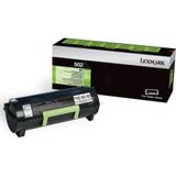 Lexmark 502E tonercartridge 1 stuk(s) Origineel Zwart
