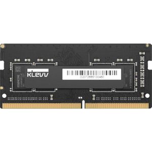 Klevv 8GB Standard DDR4 SODIMM 3200Mhz Black Bulk (1 x 8GB, 3200 MHz, DDR4 RAM, SO-DIMM), RAM, Zwart