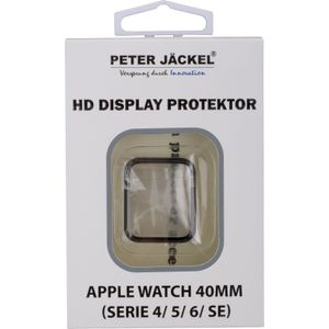 Peter Jäckel HD Display Protector Film voor Apple Watch 41/40mm (Series 4/ 5/ 6/ 7) Helder, Sporthorloge + Smartwatch-accessoires, Transparant