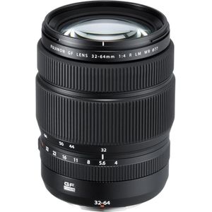 Fujifilm GF 32-64mm f/4 R LM WR (Fujifilm Fujinon GF, Middenformaat), Objectief, Zwart