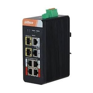 Dahua - IS4207-4GT-120 - IP Switch 7-Port PoE (7 ports), Netwerkschakelaar, Zwart