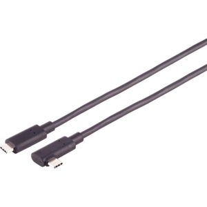 Shiverpeaks S/CONN maximum connectivity USB Anschlusskabel, Optisches USB-C Kabel, 3.2, 10Gbps, PD, 90°, 10,0... (10 m), USB-kabel