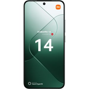 Xiaomi 14 zelená 6,36""/FHD+AMOLED/120Hz/12GB/256GB/50+50+12/4610mAh (256 GB, Jade Groen, 6.36"", Dubbele SIM, 50 Mpx, 5G), Smartphone, Groen