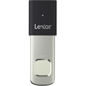 Lexar Fingerpring F35 USB 3.2 256 GB (256 GB, USB-A), USB-stick, Zwart