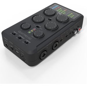IK Multimedia iRig Pro Quattro I/O (USB), Audio-interface, Zwart