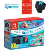 Nintendo Switch - Neon Blauw/Neon Rood - Spelcomputer - Switch Sports Set + 12 Maanden NSO