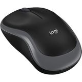 Logitech - M185 - Draadloze Muismodel - Ambidextrous - Zwart - RF