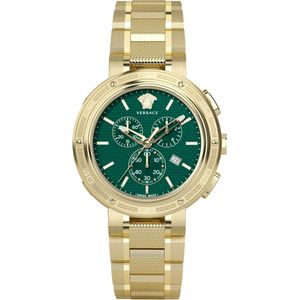 Versace VE2H00521 horloge mannen - Roestvrij Staal - goud