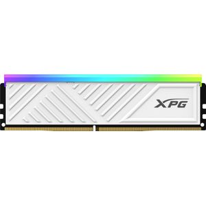 Adata DDR4 16 GB 3200-16 XPG D35 RGB wit enkele lade (1 x 16GB, 3200 MHz, DDR4 RAM, DIMM 288 pin), RAM, Wit