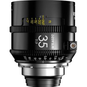 Dzofilm Vespid Prime2 35mm (PL, Black, Carton, Imperial) (PL, Volledig formaat), Objectief, Zwart