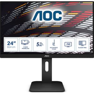 AOC 24P1 (1920 x 1080 Pixels, 24""), Monitor, Zwart