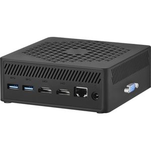 Leotec MINI PC I5-1235U 16GB DDR4 512GB SSD NEGRO W11 PRO PRE-INSTAL (32 GB, Intel Core i3-1215U, Intel Iris Graphics), PC, Zwart