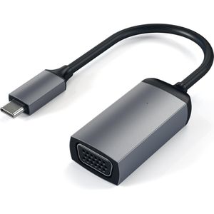 Satechi USB-C naar VGA adapter (USB Type-C), Data + Video Adapter, Grijs