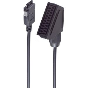 Shiverpeaks BS77393 Kabeladapter Samsung Scart Zwart (0.20 m), Videokabel