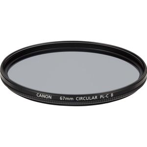 Canon PL-C B (67 mm, Polarisatiefilter), Lensfilter, Zwart
