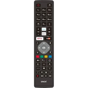 Sinox SXR1220 (Apparaat-specifieke afstandsbediening, Radiofrequentie (RF)), Afstandsbediening, Zwart