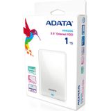 ADATA - HV620S - Externe Harde Schijf - 1 TB - Wit - Slank Design