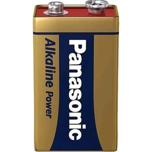 Panasonic c Alkaline voeding 9V blok (1 Pcs., 9V), Batterijen