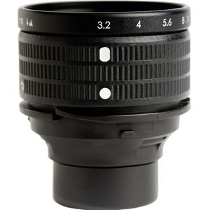 Lensbaby Rand 50 Optiek (Universeel, Volledig formaat, APS-C / DX), Objectief, Zwart