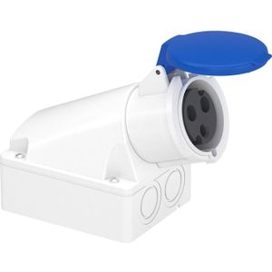 Schneider Electric SE 83116 Wandcontactdoos Ip44 32A 230V 3P, Elektronica benodigdheden + Behuizing, Blauw