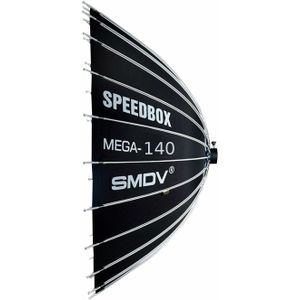 SMDV Speedbox Mega 140 Softbox 140cm Zilver Bowens Mount, Flitser