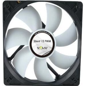 Gelid - Stille 12 PWM - Computerkast Ventilator - Zwart - 120 mm