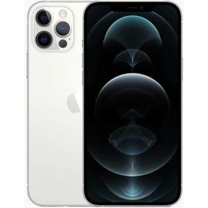 Forza Refurbished iPhone 12 Pro (256 GB, Zilver, 6.10", 12 Mpx, Dubbele SIM, B / Zeer goed), Tweedehands mobiele telefoons, Zilver