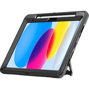 4smarts Rugged Case Grip voor Apple iPad 10.9 (2022 10e Gen.) zwart (iPad 2022 (10e generatie)), Tablethoes, Zwart