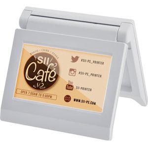 Seiko LCD-scherm voor RP-F10 wh 4.3"" (USB), Ontvangstbewijs printer, Wit