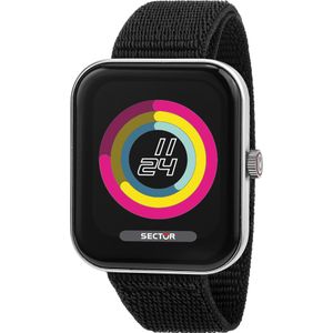 Sector S-03 Smartwatch Pro (38 mm, Roestvrij staal, Eén maat voor iedereen), Sporthorloges + Smartwatches