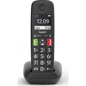 Gigaset E290 Telefoon Analoge/DECT-telefoon Nummerweergave, Telefoon, Zwart