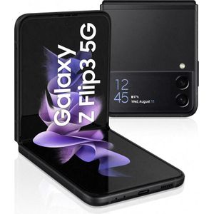 Samsung Galaxy Z Flip3 5G EU (128 GB, Fantoom Zwart, 6.70"", SIM + eSIM, 12 Mpx, 5G), Smartphone, Zwart