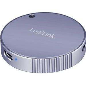 LogiLink - Magnetisch USB 3.2 Gen2 SSD-behuizing - Grijs - 100 W PD - MagSafe-compatibel