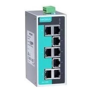 Moxa EDS-208A-T - Onbeheerde Ethernet-switch met 8 10100BaseT(X)-poorten (8 ports), Netwerkschakelaar