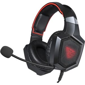 Savio - FORGE - Gaming Headset - Zwart - Rood - Bedraad