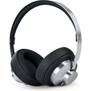 Muse Wired headphones Stereo Headphones M-298 SBL Bluetooth ANC Black/Silver (ANC, Draadloze), Koptelefoon, Zwart, Zilver